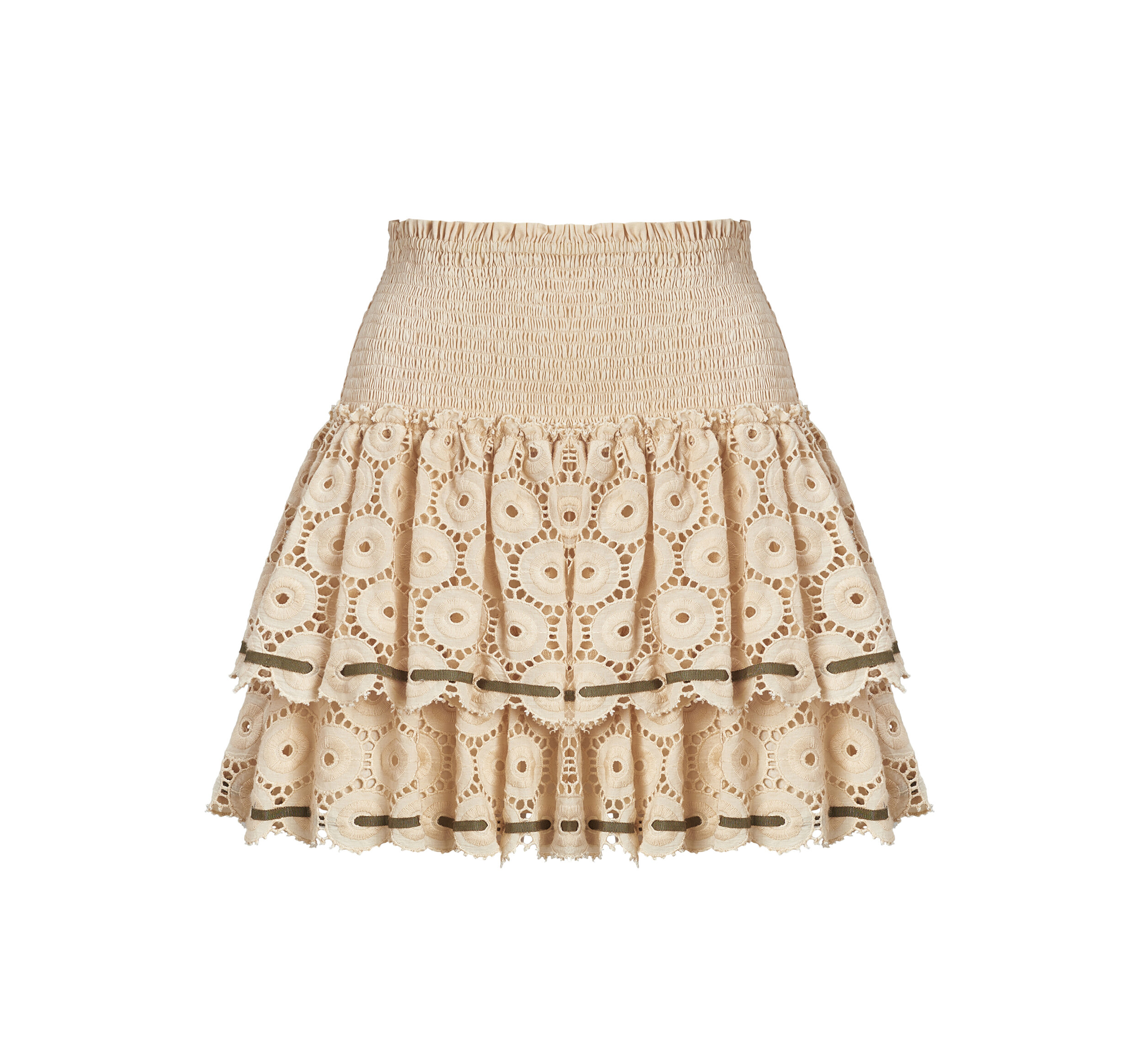 The Josephine Mini Skirt is our Souvenir signature ruffle mini in